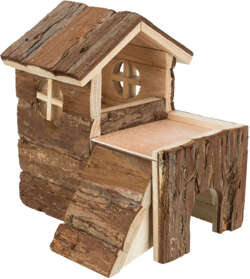 Domek drewniany piętrowy dla chomika myszy Trixie