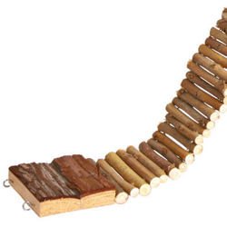 Drabinka mostek drewniany pomost dla chomika myszy gryzoni TRIXIE 55 cm