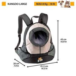 Plecak torba dla psa kota Ferplast Kangoo szary L
