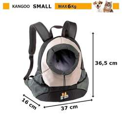 Plecak torba dla psa kota Ferplast Kangoo szary S