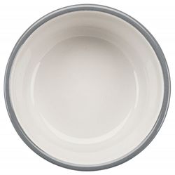 TRIXIE Miski ceramiczne na stojaku dla psa miska na wodę karmę 2x 0,6L