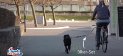 TRIXIE Smycz rowerowa do roweru dla średniego i małego psa z amortyzatorem